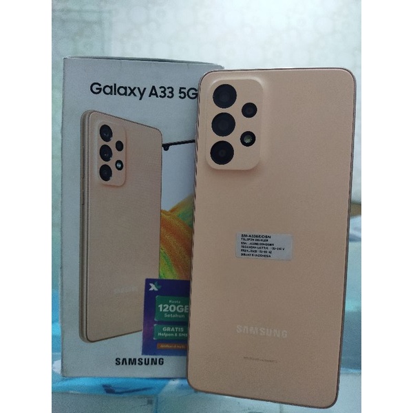 samsung a33 5G 8/128 second fullset