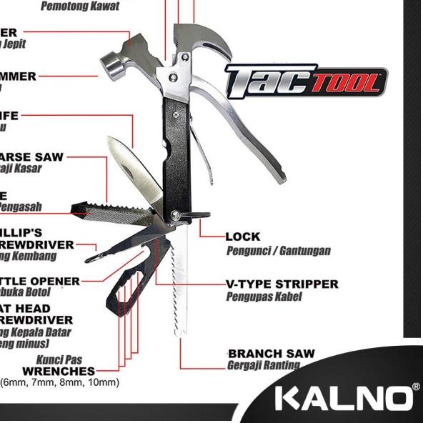Tactool 18 In 1 - Alat Multifungsi Di Saku Anda