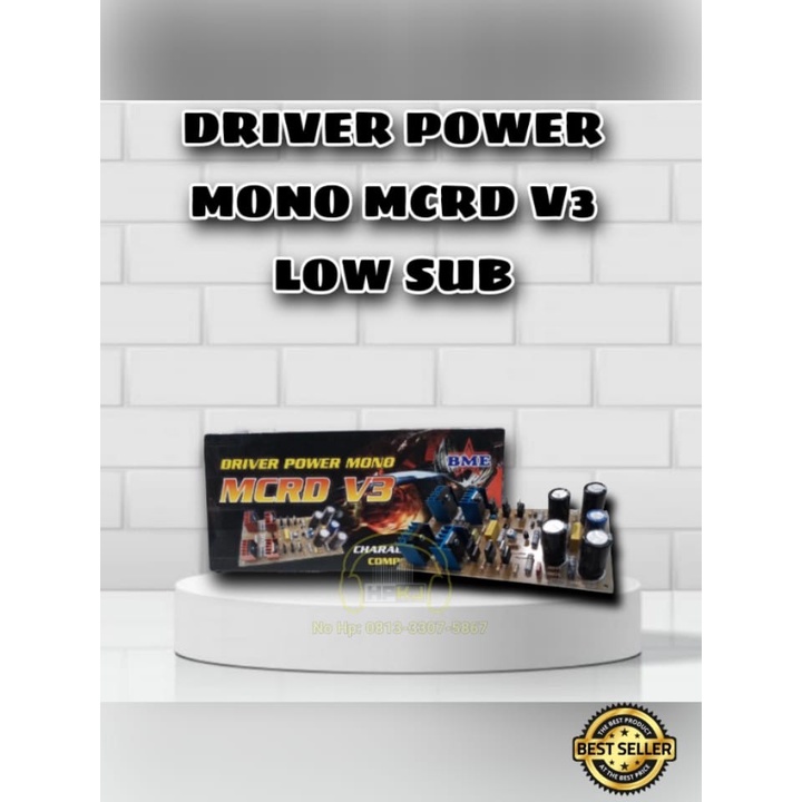 KIT DRIVER POWER MONO MCRD V3 BME LOW SUB Driver power mcrd v3 BME