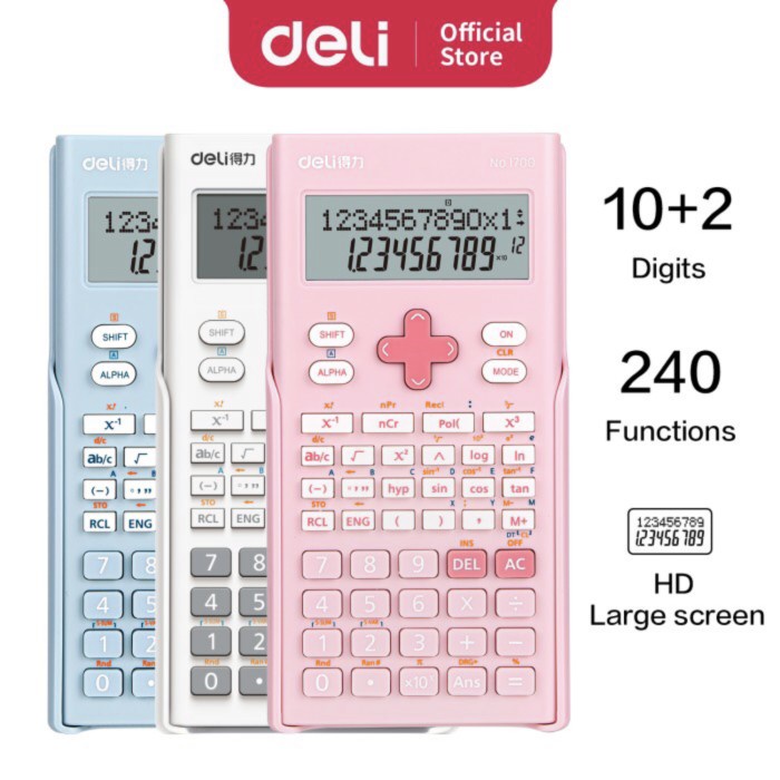 

Calculate Kalkulator Scientific Calculator / Sains Intergral 240 Fungsi