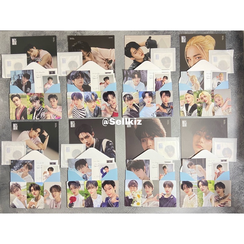 [READY] Inclusion Member Set MAXIDENT StrayKids, Photocard, Mini Poster, Sticker, POB JYP