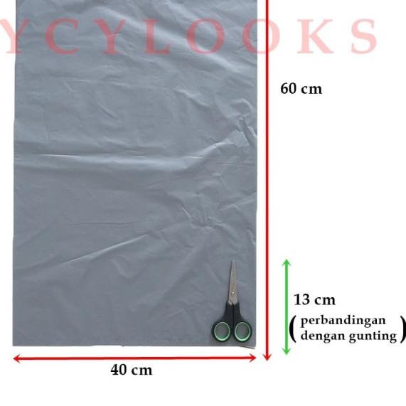 

Kantong Plastik Packing Online Shop Kresek Olshop HD Tebal REA 40x60 - Silver