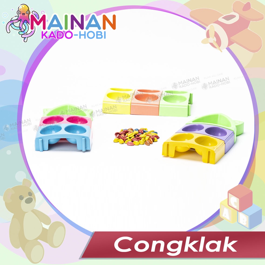 MAINAN ANAK TRADISIONAL CONGKLAK FULL COLOUR