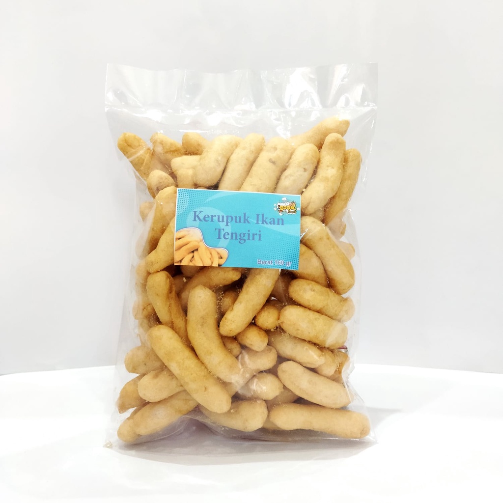 KG - Krupuk Ikan Tengiri / Amplang / Kuku Macan Kemasan 160gr