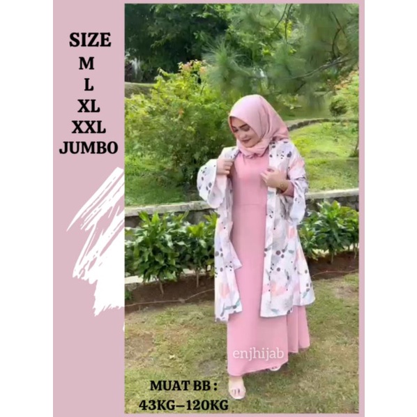 Manset Gamis Lengan Panjang Busui Sleting Kekinian Bahan Adem Jersy Premium