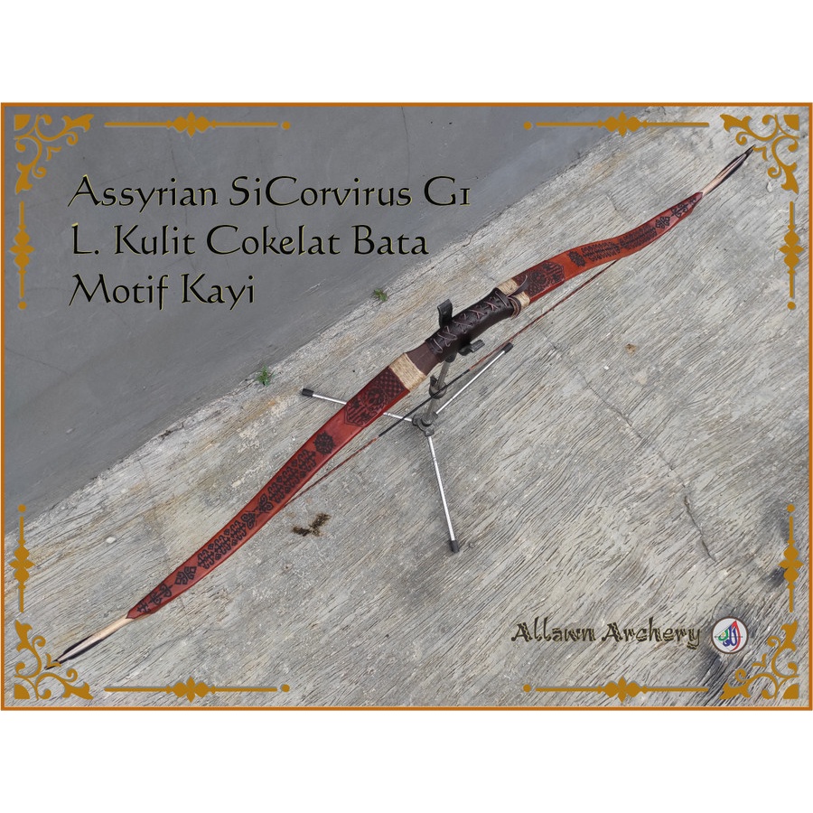Busur Panah Horse Bow Assyrian Bending SiCorvirus Lapis Kulit Bermotif