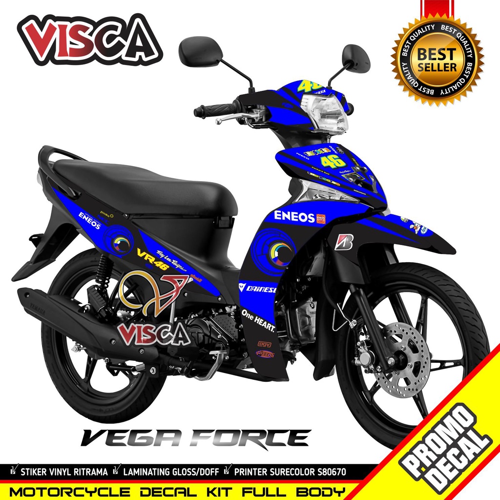 Stiker Vega Force Decal Motor Vega Force Full Body Striping Vega Force Stiker Motor Vega Force Decal