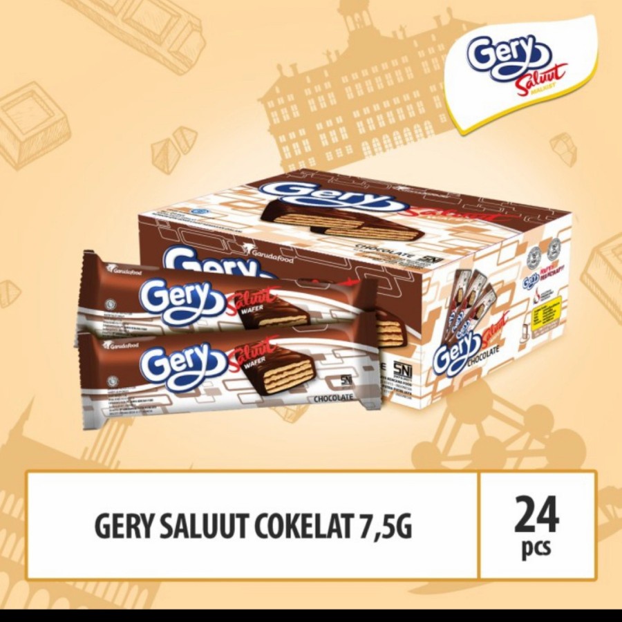 

Gery Salut Wafer Biskuit isi 24 Pcs