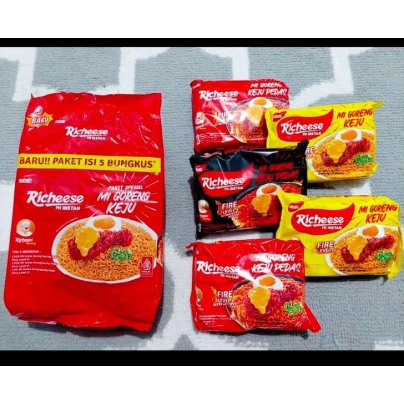 

mie richise varian lengkap