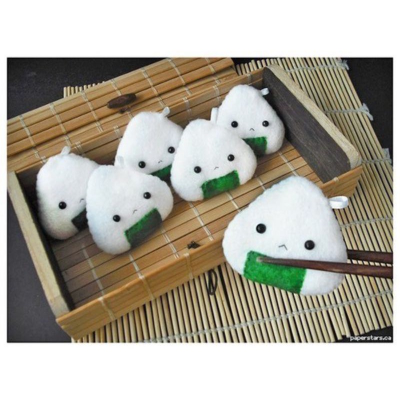 MAINAN ANAK-ANAK MAINAN FLANEL MAINAN MAKANAN SUSHI ONIGIRI