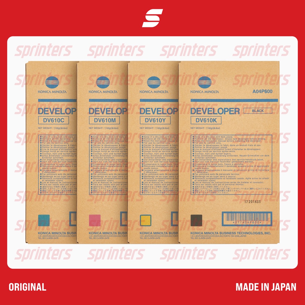 Developer Starter Original Konica Minolta KM AccurioPrint APC AP C2060L C2060 L C 2060L 2060