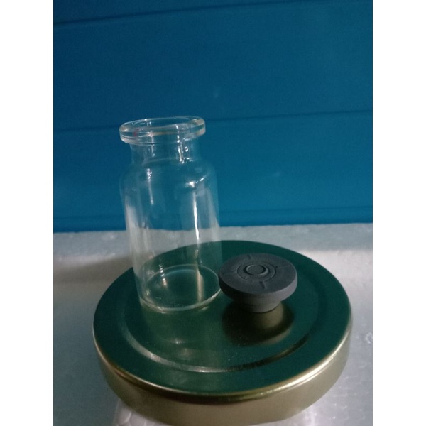 Botol vial 10ml tutup karet
