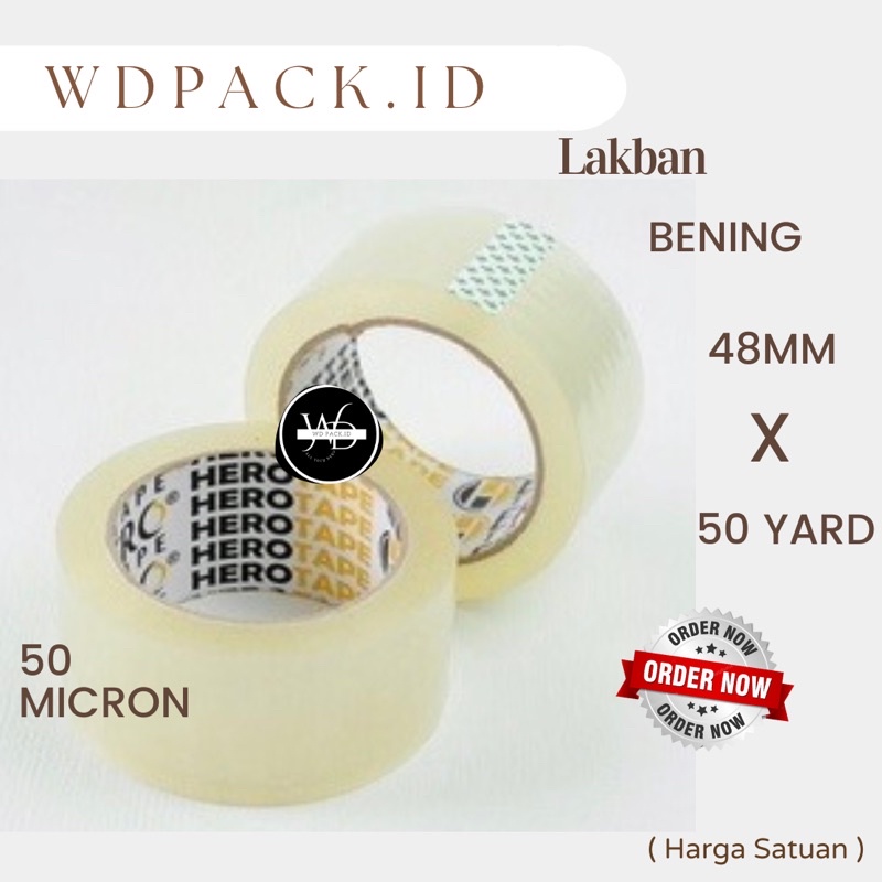 

LAKBAN BENING 48MM 50 YARD / 90 YARD / 100 YARD