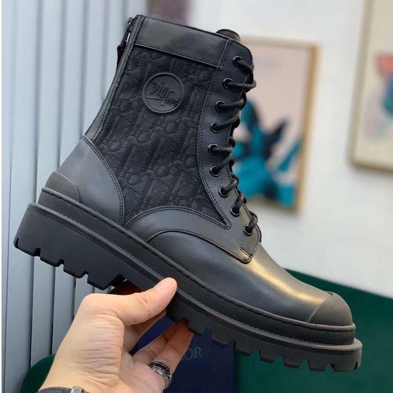 sepatu boot pria shoes men high end sepatu tinggi cowok d10r2022 top branded mirror vip p1shoes