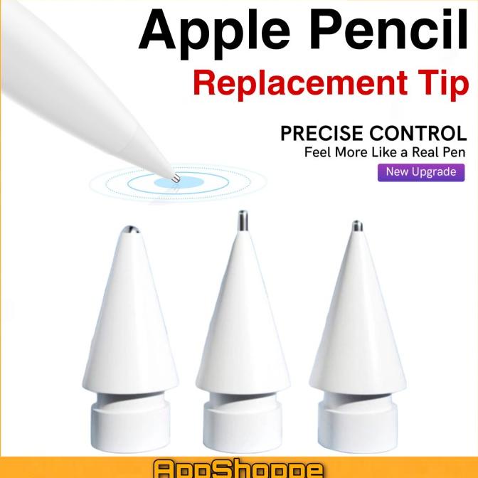 

Apple Pencil Gen 1 2 Upgraded Replacement Tip Nib Case Stylus Pen