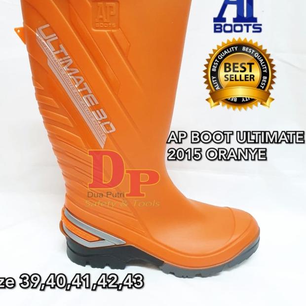 SEPATU AP BOOT ULTIMATE ORANGE AP BOOTS ULTIMATE ORANGE - 39