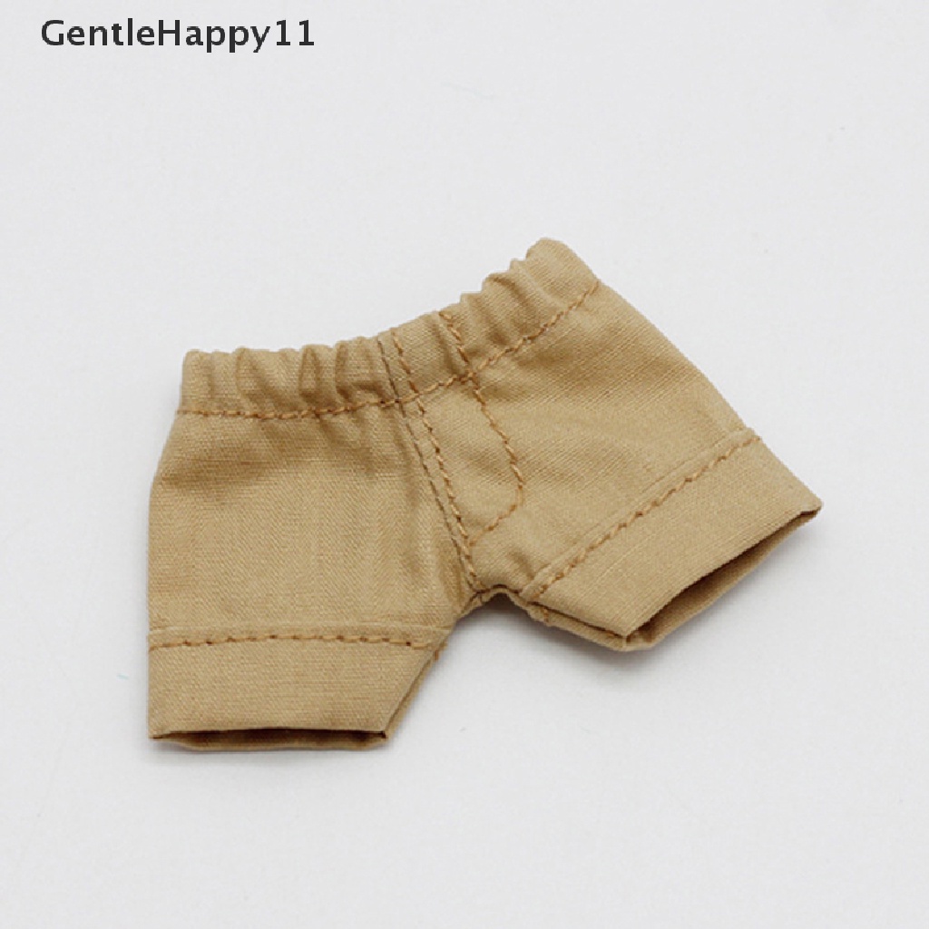 Gentlehappy Celana Pendek Jeans Untuk Aksesoris Boneka OB11 Skala 1 / 12