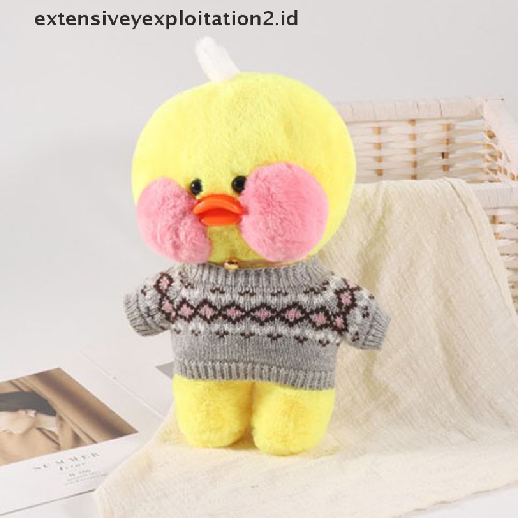 Mainan Boneka Bebek Mimi Kuning Bahan Plush Lembut Ukuran 30Cm
