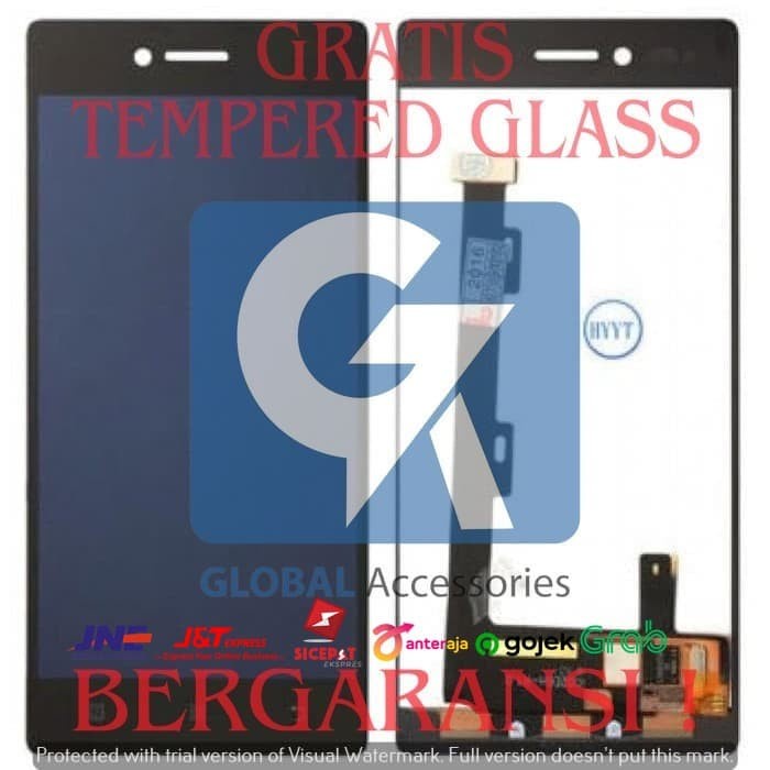 Lcd + Touchscreen Lenovo Vibe Shot / Z90 + Ts Black Ori Oem