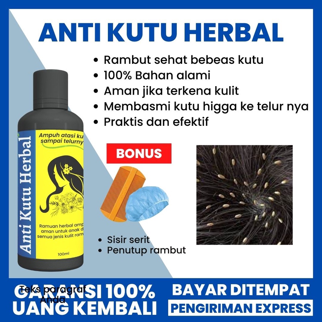 Minyak kutu rambut Obat pembasmi ampuh telur anti dewasa shampoo anak sampo shampoo dijamin rontok p