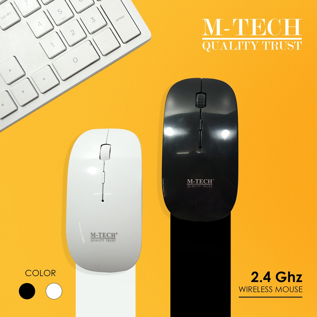 Mouse Wireless M-Tech Original Slim 6070