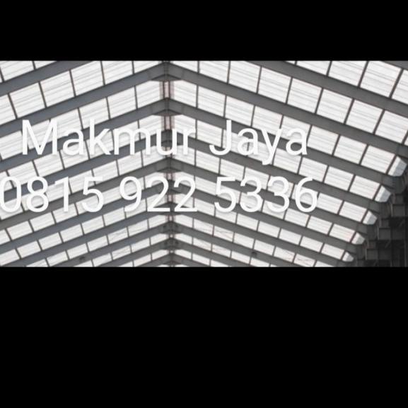 Fiber gelombang 105 cm +UV protection 3mtr / Atap fiber transparan pvc