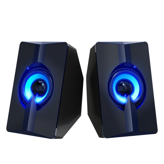 speaker Speaker lampu LED S5 SPEAKER AKTIF MULTIMEDIA PC LAPTOP HANDHONE - Speaker S5(Q1K2) Speaker 