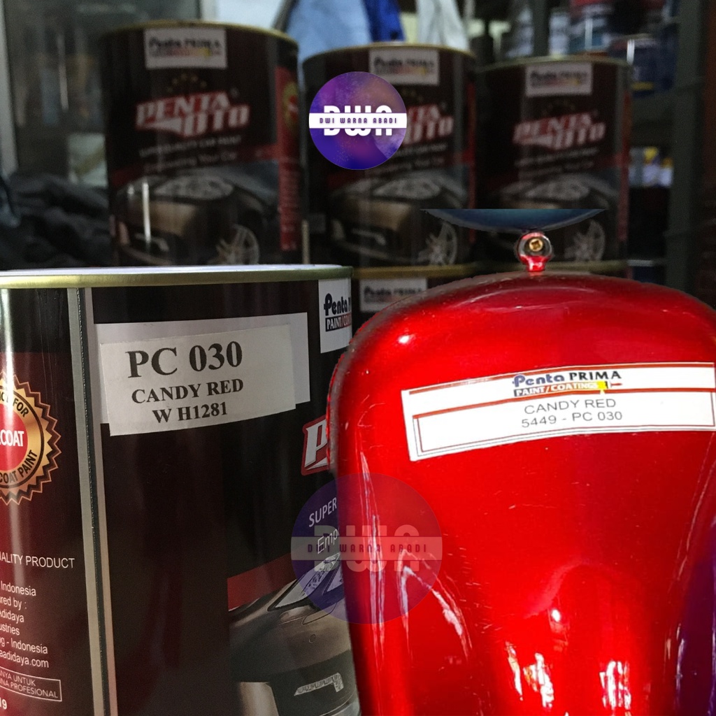 Cat Candytone Candy Red PC 030 PU Penta Oto Candy Tone Merah 1Kg Repack