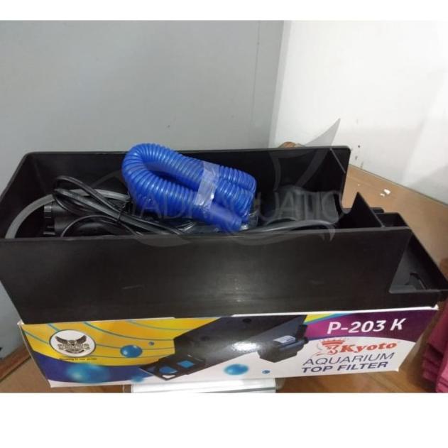 KYOTO P-203K AQUARIUM TOP FILTER POMPA AIR CELUP FILTER AQUARIUM