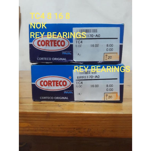 Oil seal shock belakang TC4 8 16 8 merk NOK