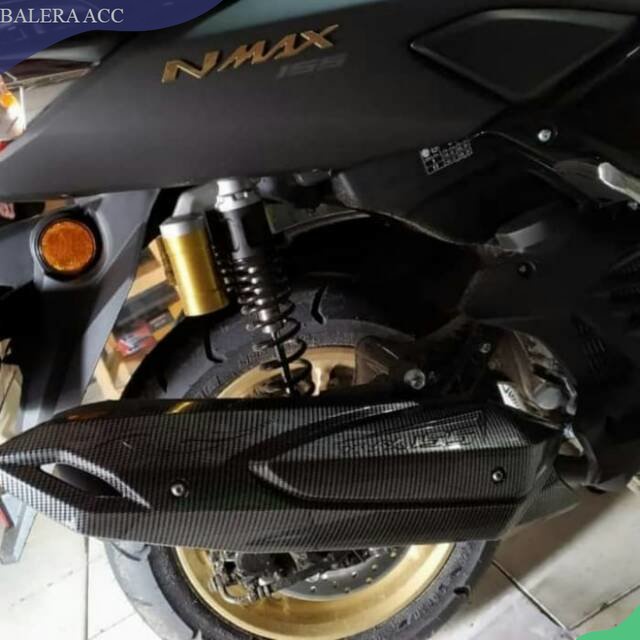 Cover Tutup Knalpot Carbon New NMAX 2020-2022 Nemo