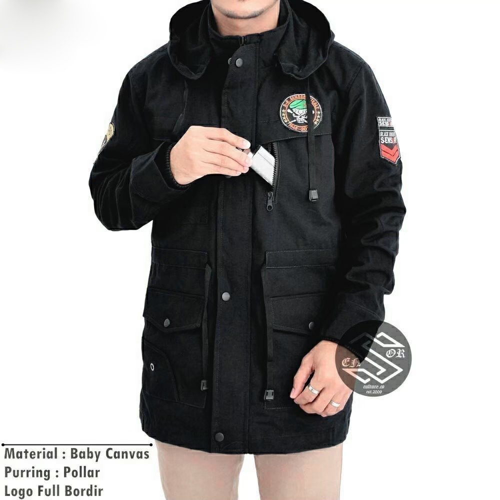Jaket Parka Tahan Angin SS Mod M011