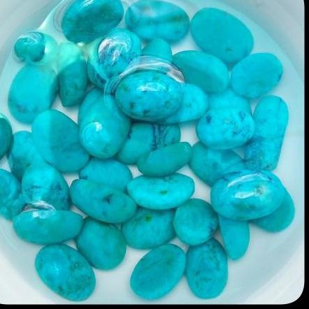 BATU AKIK NATURAL BACAN BLUISH GREEN 