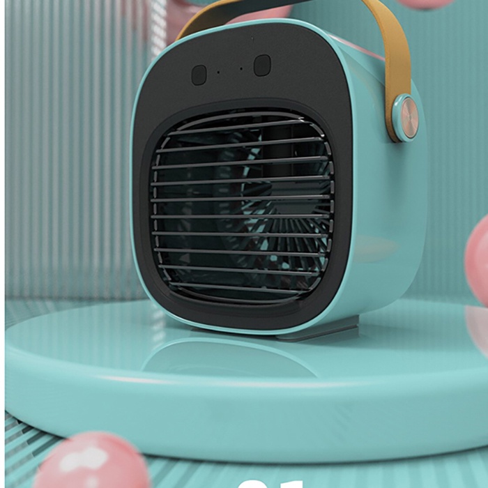 JENNIOEM Kipas Cooler Pendingin Ruangan Mini Air Conditioner AC Arctic - F12 - Green