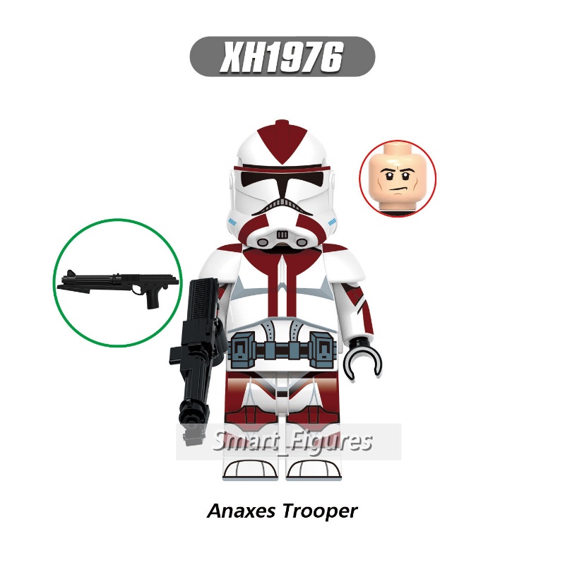 Mainan Action Figure Mini Karakter Star Wars Commander Komposit Doom Appo Anaxes Doom Trooper 442nd Clone X0345