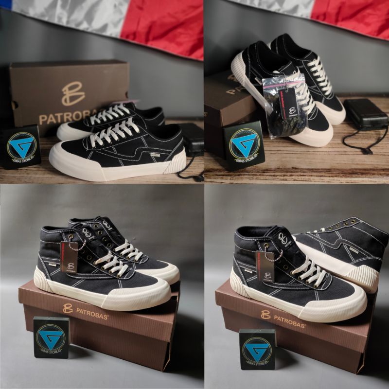 SEPATU  BLACK WHITE ORIGINAL BRAND LOKAL SEPATU SEKOLAH SEPATU KASUAL