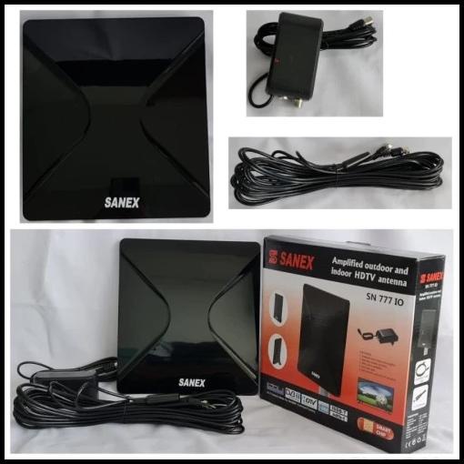 Antena Tv Digital Sanex Sn-777 Indoor/Outdoor Analog Digital Sn777 Io