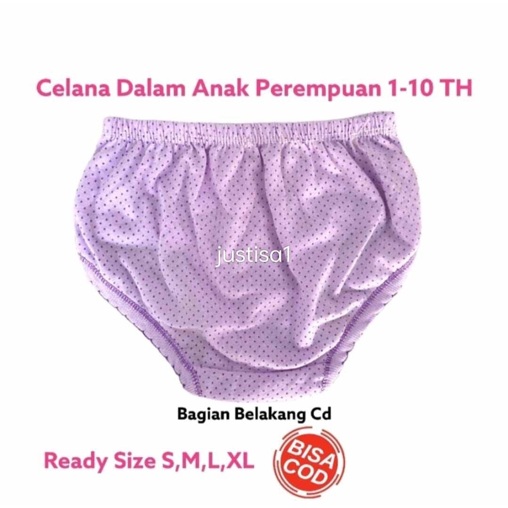 IS..6 PCS CELANA DALAM ANAK PEREMPUAN SEMPAK ANAK CEWE KOLOR ANAK CEWE CD ANAK CEWE