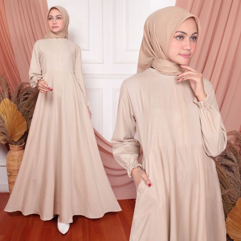GAMIS CITRA EMBOS ( DAPAT GAMIS AJA ) / dress / bahan embos / gamis / gamis muslim / gamis wanita