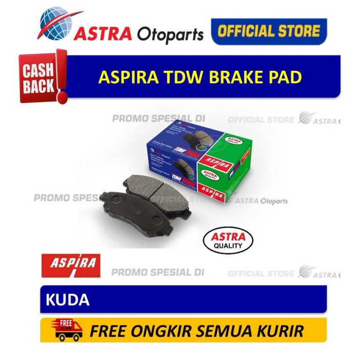 Brake Pad Aspira TDW untuk Mobil: KUDA