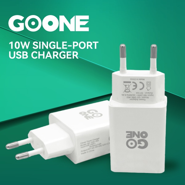 GOONE Kepala Charger USB Single Port Dual Port 10W