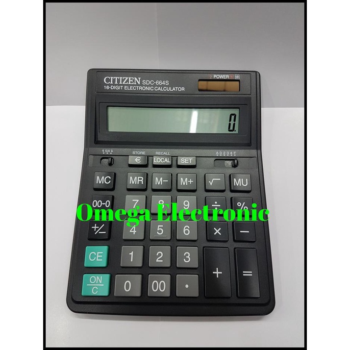

Original Citizen Calculator Sdc-664S - Kalkulator Meja Office Kantor