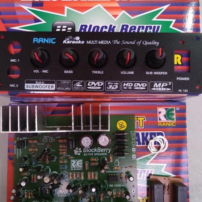 kit aktif speaker mono plus mic subwoofer