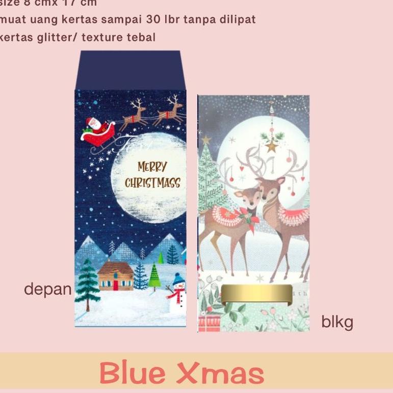 

⇞ Amplop christmass natal( custom nama isi 8 bh nama yg sama) ヌ