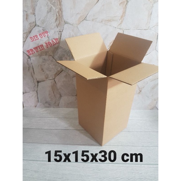 

Kardus / Box / uk 15x15x30 cm / Kotak Karton packing polos baru ST