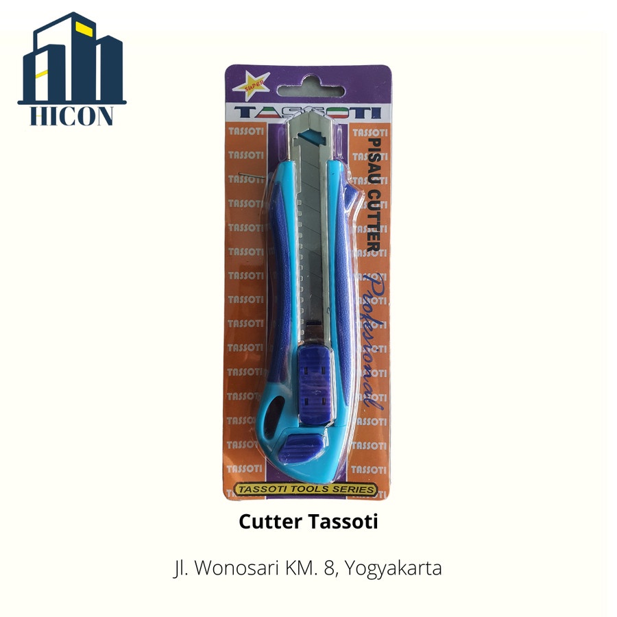 

Cutter Tassoti / Kater Cuter Pemotong Kertas Tajam