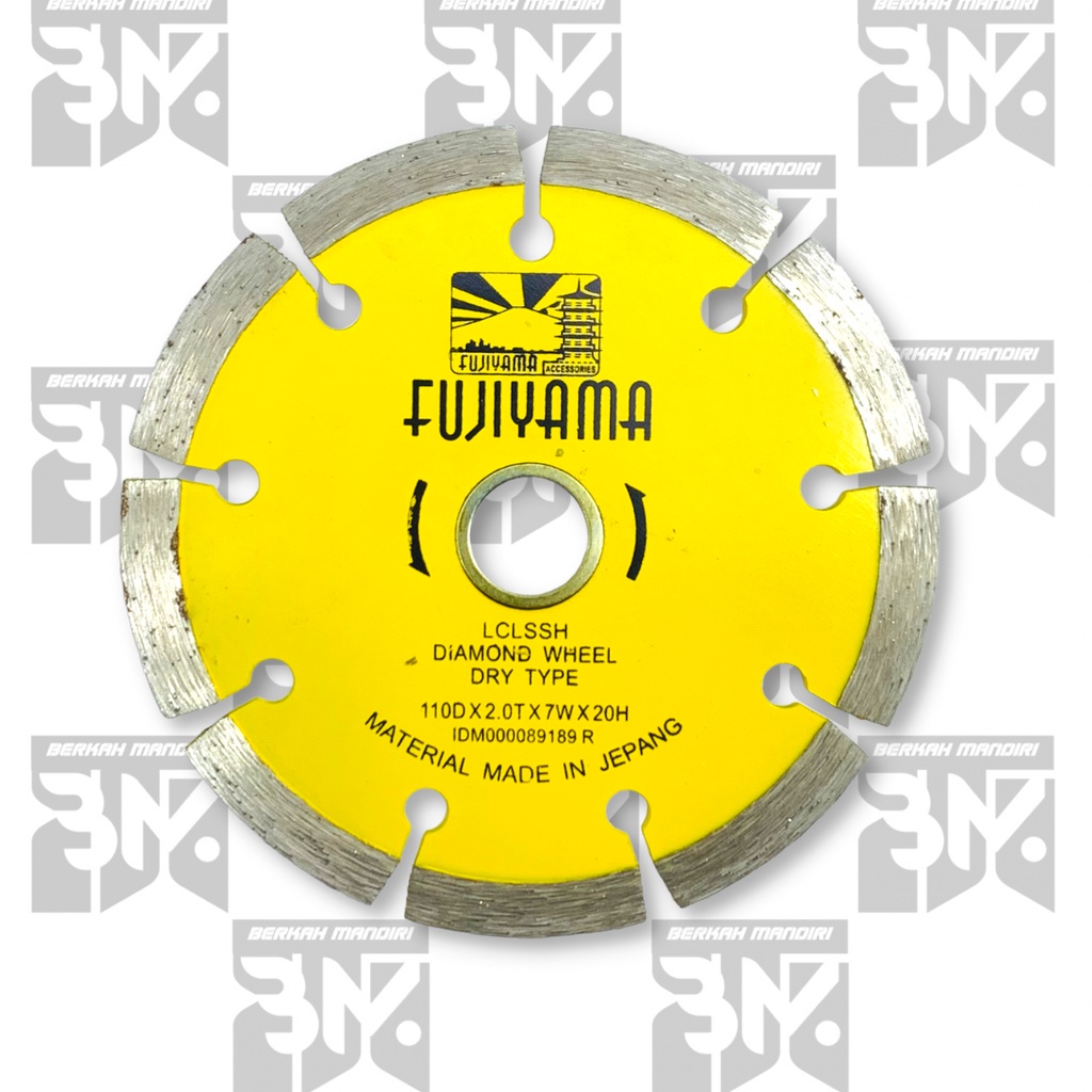 Diamond Wheel Fujiyama Kering/Dry Mata Gerinda/Pisau Potong Granite Keramik Super Thin 4&quot; 1,2mm Cutting Blade