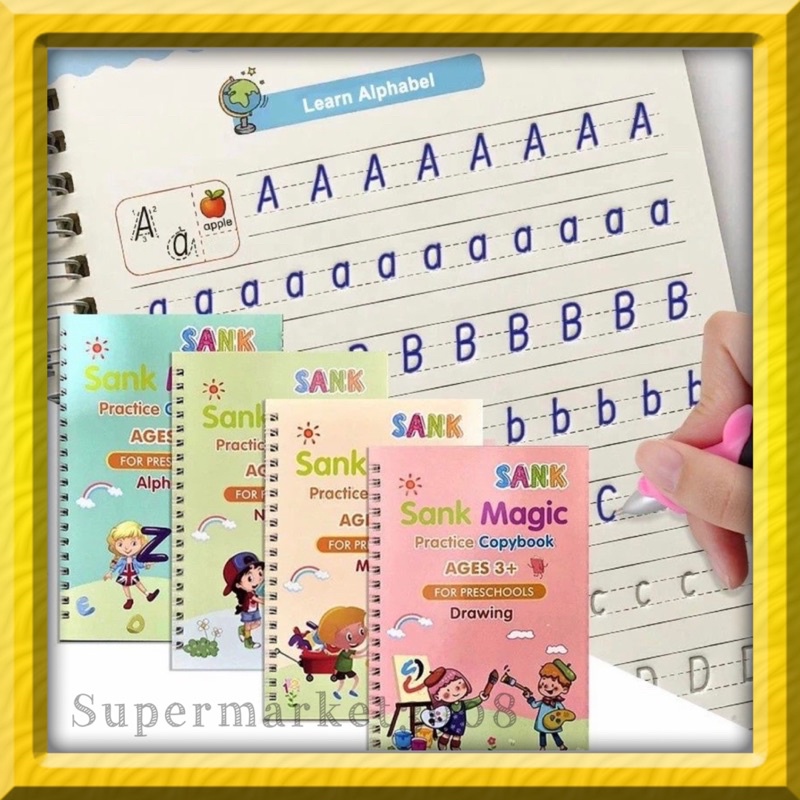 

Sank Magic Practice Book 1 Set Isi 4 BUKU + PULPEN