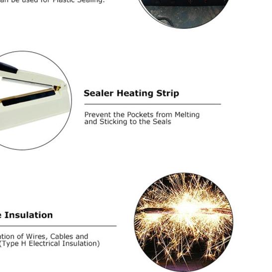 

Kertas Kain Teflon Silpat Tape Tahan Panas Mesin Press Sealer Baking - 20mm x 10m