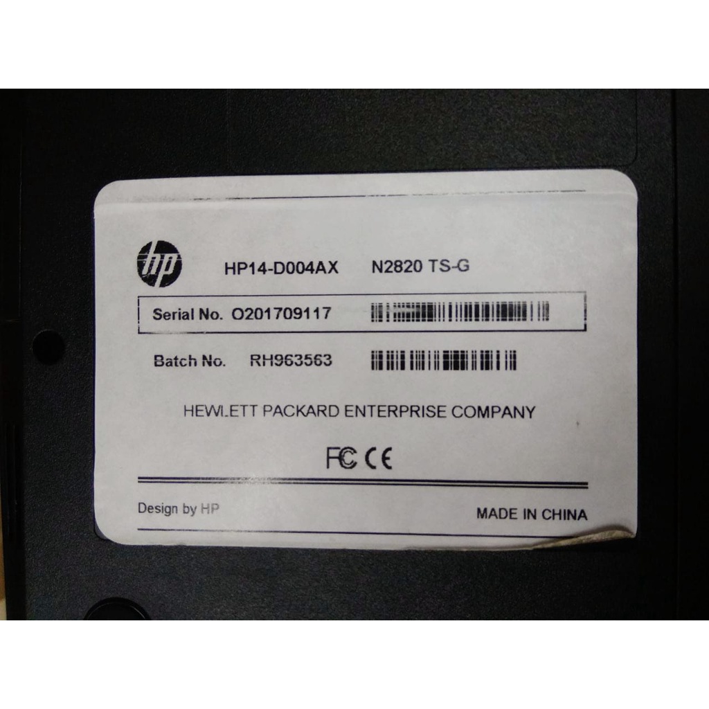 SECOND LAPTOP HP14-D004AX N2820 TS-G